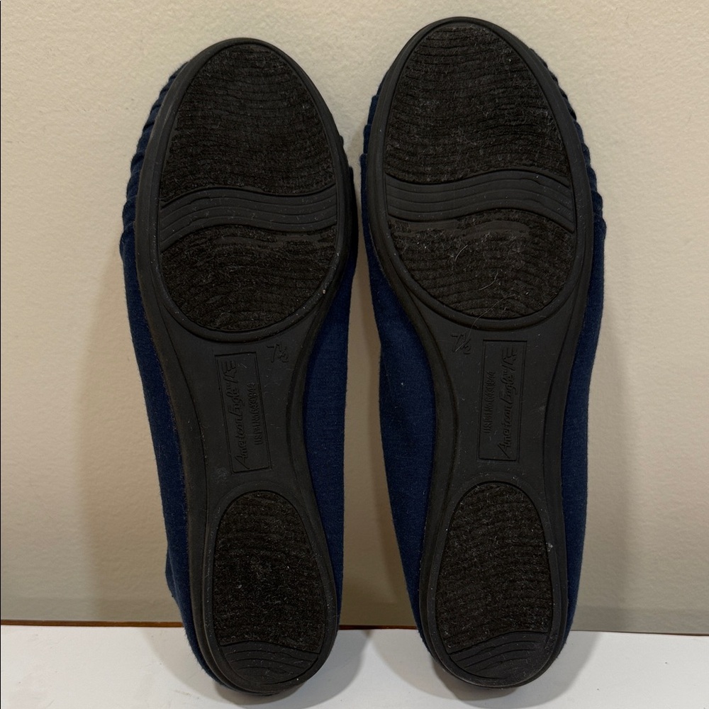 American Eagle Navy Blue Women's Flats (sz 7.5) - Picture 7 of 7